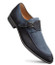  Mezlan Men's Royal Blue Suede Designer Monk Strap Shoes Diesel 
