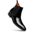 Mezlan Men's Black Chelsea Boot Patent Leather Blackjack
