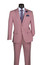 Mens Skinny Fit Travel Suit Pink 2 Piece SDX-3