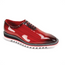 Giovanni Mens's Casual Oxford Lace Up Patent Shoes Red Ruben