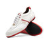 Marco Di Milano Ostrich Calfskin White Designer Sneaker Portifino