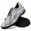 Marco Di Milano Kratos Men's Genuine Caiman Crocodile  Black/ White Exotic Fashion Sneakers