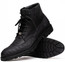 Marco Di Milano Caiman Crocodile Lace Up Fashion Boots Black Leoni