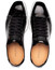  Mezlan Shiny Leather Sport Oxford Sneaker Black Cartuja 