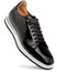  Mezlan Shiny Leather Sport Oxford Sneaker Black Cartuja 