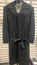  Blu Martini Mens Full Length Black Winter Top Coat 4140 Size 44R Final Sale 
