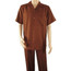  Dreams Mens Cognac Short Sleeve Walking Suit Daytona 256-12 