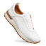 Mezlan Mens Woven Calfskin White Fashion Sneaker Concha