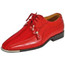  Expression Red Shiny Stripe Metal Tip Tuxedo Shoes Formal 4925 Size 7.5 