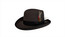 Mens Grey Godfather Hat 100% Wool Felt Homburg Corleone Formal