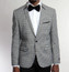  Tazio Mens Slim Fit Geo Pattern Blazer White MJ146S Size 46L Final Sale 