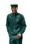  Montique Men's Hunter Green Sweater with Vegan Leather Pants SW104 
