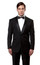  Bryan Michael Black Slim Fit Prom Tuxedo MT146S-01 Size 36R Final Sale 