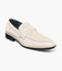  Stacy Adams Mens Ivory Velvet Shiny Formal Dress Loafers OS25686-101 