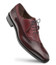  Mezlan Mens Shoes Burgundy Leather Oxford Postdam 