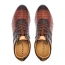 Mezlan Men's  Sport Rust/ Brown Crocodile Fashion Sneaker Barrow 50187-F