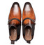  Mezlan Cognac Designer Calfskin Fashion Chelsea Boot Alpine 