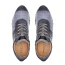 Mezlan Men's  Grey/ Black Crocodile Fashion Sneaker Barrow 50187-F