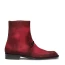 Mezlan Mens Wine Suede Fashion Ankle Boot Mystic
