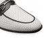  Mezlan Mens Woven Bit Loafer White Black Salva 