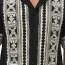 Stacy Adams Short Set Men's Black Embroidered Outfit