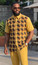  Pronti Mens Dress Outfits Mustard Plaid Casual Partywear 6501 