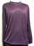  Pronti Mens Purple Shadow Stripe Long Sleeve Mock Neck Shirt 12391 Size L, XL 