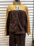  Inserch Mens Brown Camel Warmup Suit Set Casual Fashion 139 Size L 