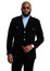 Inserch Men's Black Velvet Military Suit Jacket Pants Set BLP569