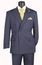 Men's Blue Double Breasted Suit With Wide Stripes Lapels DSS-5