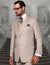 Statement Mens Wool Modern Fit Tan Spring 3 Piece Suit STZV-102