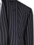  Vinci Mens Black Pinstripe 3 Piece Suit with Vest V2RS-9 