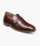 Stacy Adam Mens Croco Print Slip On Shoe Brown OS25787-200