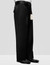 Statement Mens Black Wool Pleated Wide Leg Pants WP-100   Statement Mens Black Wool Pleated Wide Leg Pants WP-100