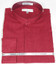  Burgundy Mandarin Collar Shirt Long Sleeve Daniel Ellissa DS3115C 