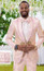  Mens Fashion Modern Fit Pink Fancy Pattern Tuxedo Shawl Lapel Prom EJ Samuel JP111 
