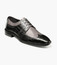  Stacy Adams Mens Gator Wingtip Oxfords Black Grey OS25737-975 