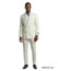Mens Skinny Double Breasted Suit Fancy Buttons Ivory M442SK-101