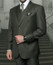  Regular Fit Men's Suits with Vest Olive 3 Piece Vinci V2TR 