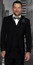 Statement Men's Wool Black 3 Piece DB Vested Suit Messina Size 42L Final Sale