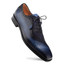 Mezlan Blue/ Navy Two Tone Calfskin Stylish Oxford Shoes Eagle