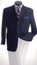  Men's Navy 3 Button Classic Blazer Z-3PP Size 46L Final Sale 