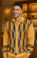 Silversilk Mens Fashion Sweater Jacket Gold Pattern 11003   Silversilk Mens Fashion Sweater Jacket Gold Pattern 11003