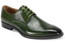 Giovanni Mens Leather Church Shoes Lace Up Green Joel