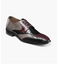 Stacy Adams Mens Burgundy Leather Oxfords Croco Toe OS25694-641