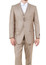  Men's Stone Tan Sharkskin 3 Piece Suit Tazio M158-08 