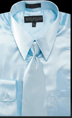 Black Silk Satin Dress Shirt With White Bow Tie Slim Fit Long Sleeve Black Silk Satin Dress Shirt With White Bow Tie Slim Fit Long Sleeve