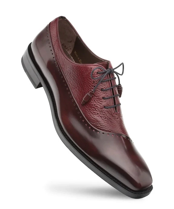 Mens Burgundy Dress Shoes