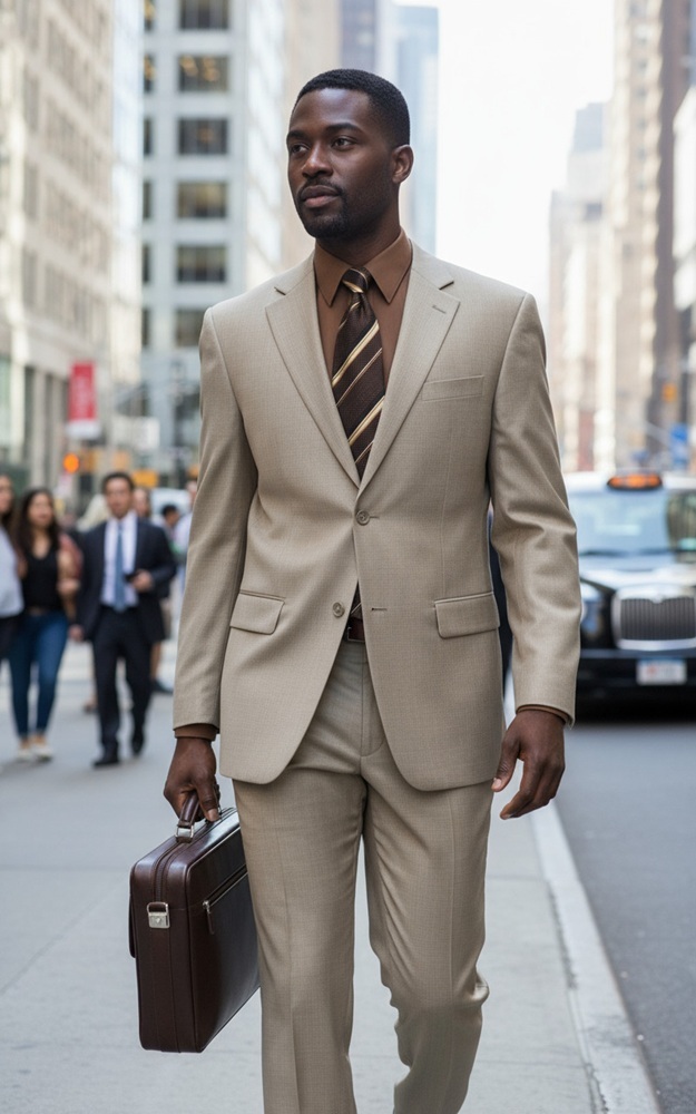Khaki Suits for Men