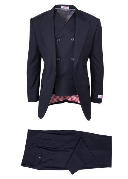 Mens  Suits With Pleated Pants